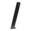 RUGER SR9® steel magazines offer reliable 9mm performance, durable heat-treated carbon steel construction, and options for 17 or 32-round capacity.
