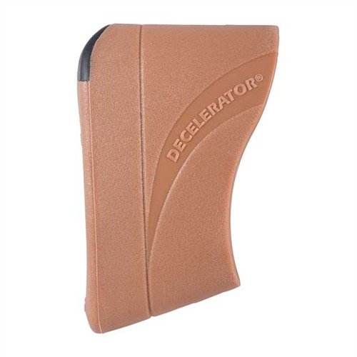 The DECELERATOR® SPEED-MOUNT SLIP-ON RECOIL PAD offers smooth shouldering, excellent recoil cushioning, and easy installation for all guns, available in brown.