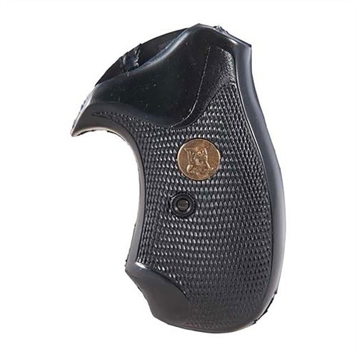 Pachmayr Presentation Grips offer classic styling, deep checkering for superior control, and a durable finish, enhancing your revolver's look and feel.