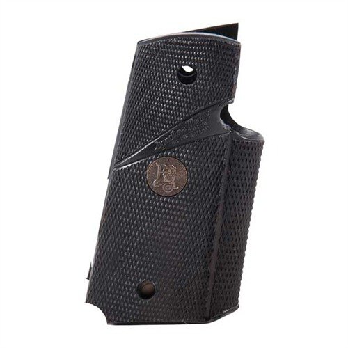 Pachmayr Signature Grips offer a wrap-around design with front strap checkering, ensuring non-slip control in any condition, for both right and left-handed shooters.