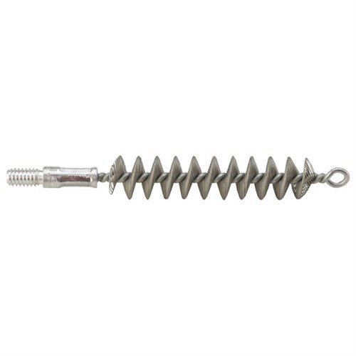 TORNADO BRUSHES by HOPPES feature a non-bristle design for safe cleaning, self-cleaning action, and durable stainless steel construction for rifles and handguns.