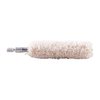 HOPPES HANDGUN & SHOTGUN COTTON CLEANING SWABS are soft, absorbent, and perfect for removing fouling or applying lubricants, featuring 8-32 and 5⁄16"-27 threads.