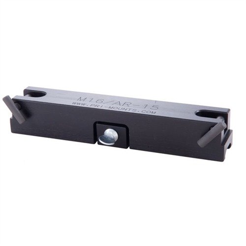 Heavy-duty aluminum vise block securely holds AR-15/M16 upper receivers for cleaning and optics installation without damaging the finish or distorting the receiver.
