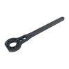 Heavy-duty 1018 steel AR-15/M16 Barrel Nut Wrench with 10" handle for easy installation/removal, compatible with 3/8" & ½" drive tools.