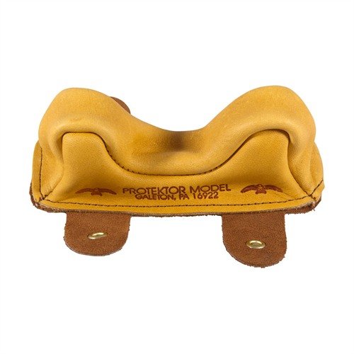 Handmade from top grain leather, these bags ensure smooth recoil support, feature durable DuPont stitching, and accommodate varmint forearms with wide ear spacing.