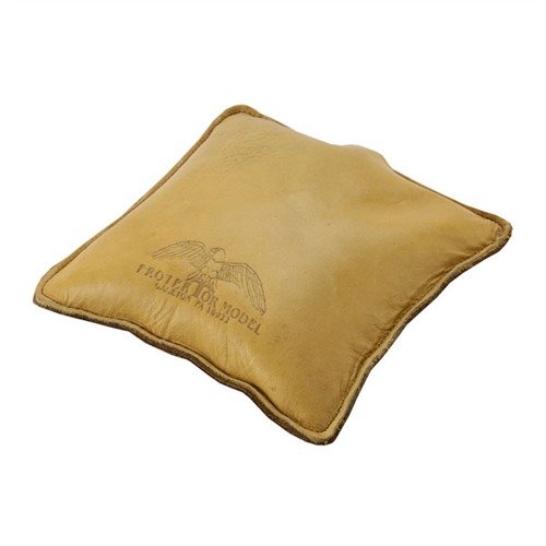 NO. 18 Pillow Bag by PROTEKTOR offers smooth leather, excellent recoil support, durable construction, and a non-slip base for stable shooting.
