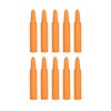 SAF-T-TRAINERS Dummy Rounds are brightly colored for clear identification, ensuring safe training exercises without confusion with live ammunition.