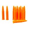 SAF-T-TRAINERS DUMMY ROUNDS in bright orange ensure safe training without confusion for live rounds, ideal for Immediate Action drills.