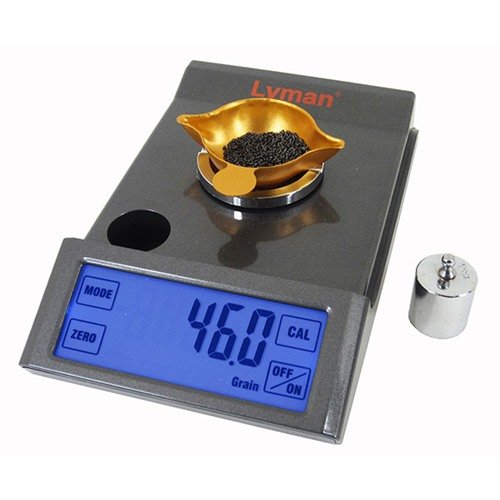 Pro-Touch 1500 Scale offers a large touch screen, 1500 grain capacity, 1/10 grain accuracy, dual spout pan, and removable dust cover for easy reloading.