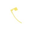 Bright yellow AR-15 Chamber Safety Flag ensures instant recognition of a safe weapon, withstands bolt slamming, and is DCM/NRA approved for competitions.