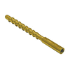 Parker Hale style jags provide a tight grip on patches, ideal for J-B and solvents like Sweet's, compatible with Dewey rods for efficient cleaning.