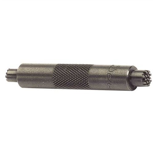 Crocogator Primer Pocket Cleaner is a compact, effective tool with knurled teeth for quick carbon cleaning, fitting both small and large primer pockets.
