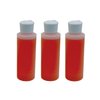 Set of 3 solvent bottles with applicator caps; fluorinated for strong chemical resistance; perfect for cleaning solvents in compact sizes.