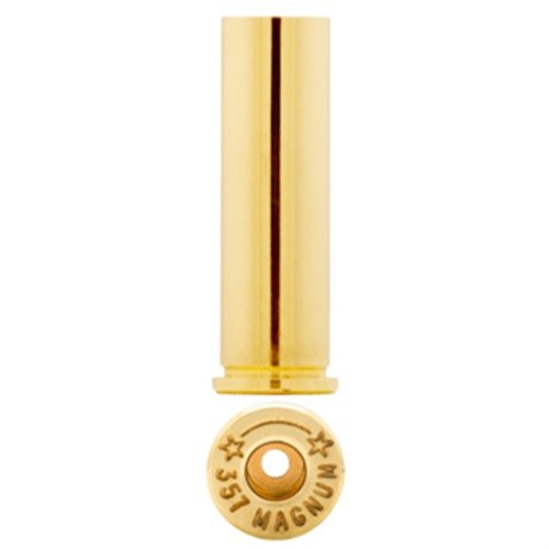 Starline 357 Magnum Brass offers top-quality, straight wall brass trusted by elite shooters, ensuring precision and reliability in every 100 count bag.