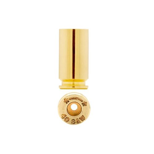 Starline 40 S&W Brass offers top-quality, straight wall brass trusted by elite shooters, ensuring precision and reliability in every 100 count bag.