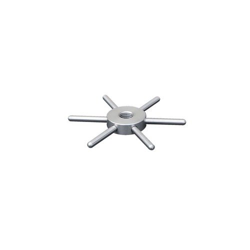 SINCLAIR stainless steel handwheel allows quick top changes on lightweight rests, perfect for competition and hunting, enhancing shooting versatility.