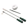 Udržujte svůj pušku v perfektním stavu s ACTION CLEANING TOOL KIT od Sinclair International, který zahrnuje nástroje pro čištění zamykacích drážek, komory a boltů.