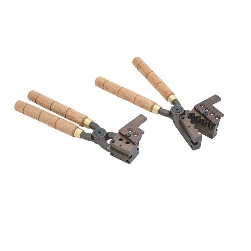 REDDING mould handles feature durable ductile iron castings and solid hardwood grips, fitting any SAECO mould blocks (1-8 cavity) for reliable performance.