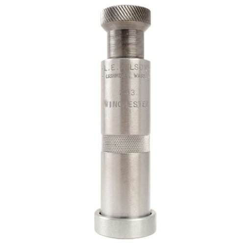 L.E. Wilson's Chamber Type Bullet Seater ensures precise bullet and cartridge alignment, delivering unmatched accuracy for benchrest shooters.