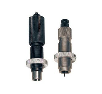 Forster's 338 Lapua Magnum full length die set ensures precise, concentric rounds with high-quality steel, hand polishing, and exclusive E-Z case neck expander system.
