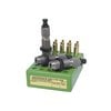 Redding Deluxe 3-Die Set for 35 Remington includes full length sizing, seating, and neck sizing dies, crafted for precision and durability, ensuring perfect ammunition fit.
