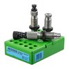 Set includes Type S Bushing Neck Sizing Die, Body Die, and Competition Seating Die for precision reloading of .223 Rem. Enhance accuracy and consistency!