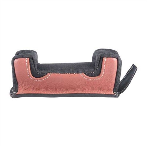 Edgewood Front Bags offer reinforced leather sides, durable nylon tops, and custom fit options for both hunter and Benchrest stocks, ensuring stability and precision.