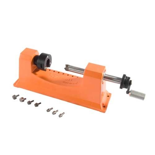 Lyman Universal Trimmer w/ 9 Pilot Multi-Pak offers precise case trimming, easy adjustments, and compatibility with various calibers, perfect for any gunsmith.
