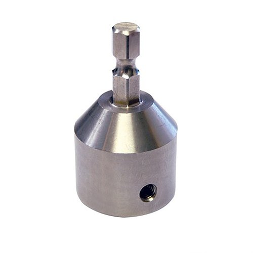 Zrychlete úpravu nábojnic s adaptérem Sinclair Case Trimmer Carbide Cutter, který pracuje s Carbide Cutter Upgrade Kit a eliminuje potřebu černého Delrin™ washeru.