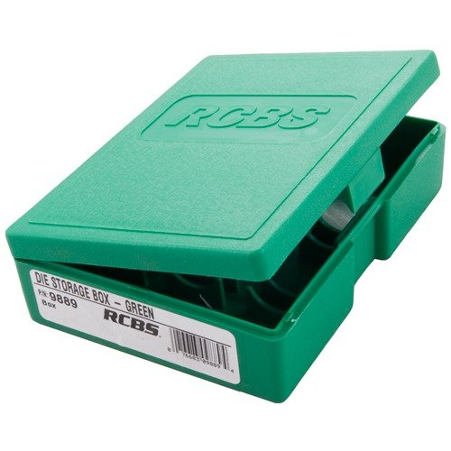RCBS Green Die Box offers durable storage for your reloading dies, ensuring organization and protection, making it an essential accessory for every gunsmith.