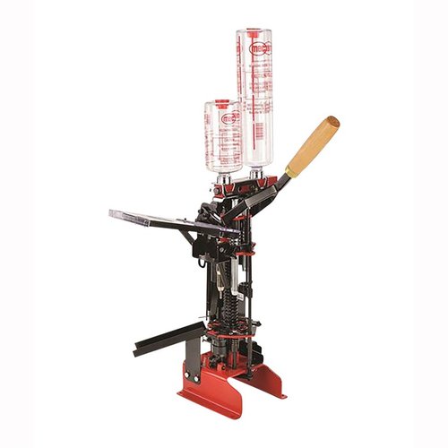 MEC 9000GN offers automatic indexing, easy primer drop, minimal adjustments for shells, and precise resizing with each stroke for efficient reloading.