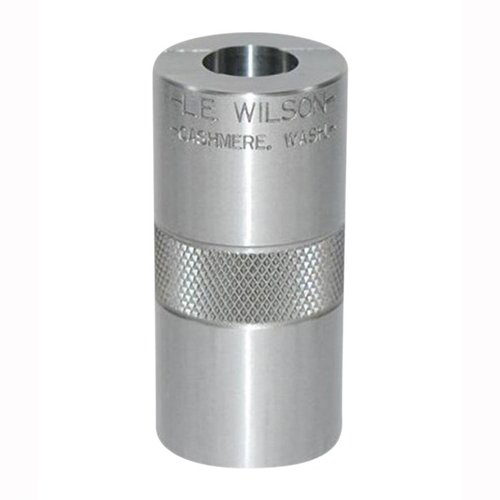 WILSON CASE GAGE ensures precise headspace measurement and prevents oversizing, making it essential for reloading accuracy and case longevity.