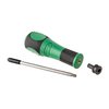 RCBS FLASH HOLE DEBURRING TOOL w/6MM PILOT quickly removes burrs for reliable ignition, featuring a self-centering collar and adjustable stop for precise alignment.