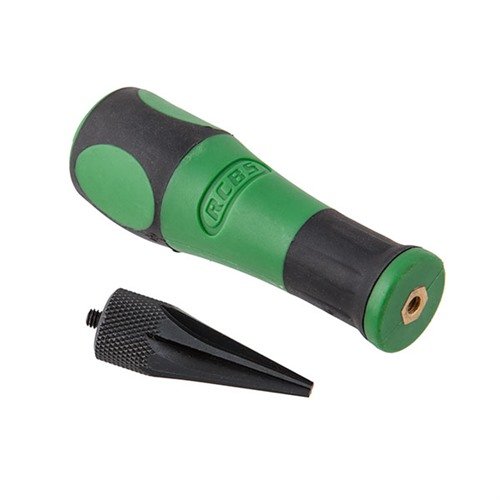 RCBS VLD Deburring Tool features a 22-degree angle for optimal bullet seating, protecting the boat-tail and enhancing accuracy; compatible with RCBS handles and Trim Mate.
