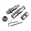 L.E. Wilson Bushing Full Length Die Set offers precise resizing, adjustable seating depth, and a case length gauge for consistent, high-quality reloads.