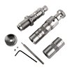 L.E. Wilson's Bushing Full Length Die Kit ensures precise resizing and bullet seating, featuring a headspace gauge for consistent, accurate ammo production.