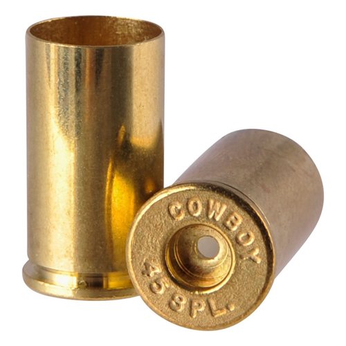 Cowboy .45 Special brass is perfect for light loads in .45 Colt revolvers, reducing case splits and ensuring reliable performance for Cowboy Action Shooting.