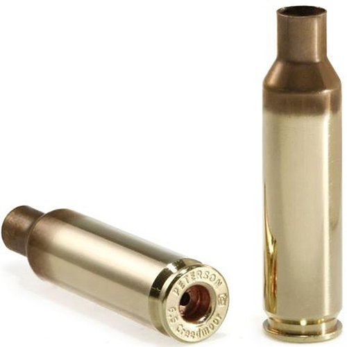 6.5 Creedmoor brass from Peterson Cartridge offers precision for long-range shooting, light recoil, and compatibility with longer, lower drag bullets.