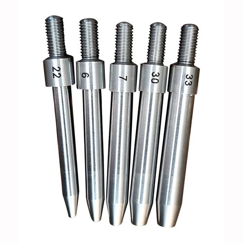 L.E. WILSON 22 Caliber Expanding Mandrel ensures consistent neck diameter on new brass cases, improving neck tension and seating depth for better accuracy.