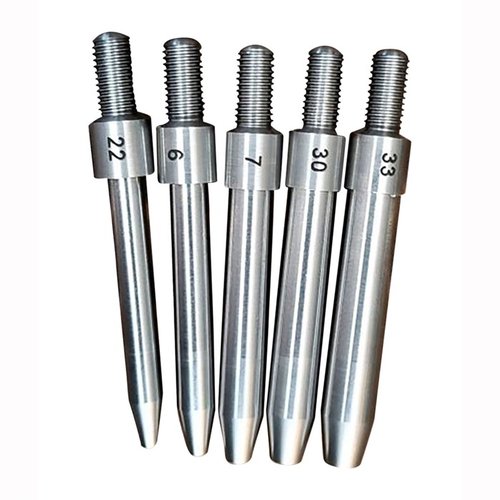 L.E. Wilson Expanding Mandrels ensure consistent neck diameter on new brass cases, enhancing neck tension for improved seating depth and overall reloading precision.