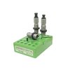 Redding's Type S Bushing Neck Die Set allows precise control of case neck size and tension, complete with a Body Die, wrench, and extra decapping pin.