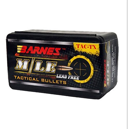 BARNES TAC-TX 6.5MM bullets offer unmatched accuracy, controlled double-diameter expansion, and superior weight retention for reliable performance at any range.