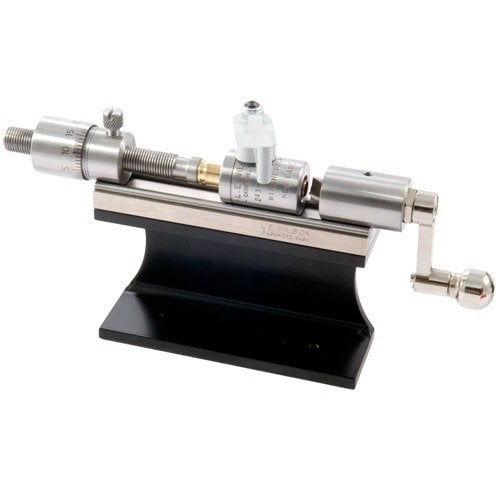 Wilson Stainless Micro Trimmer offers precise .001" adjustments, no pilots needed, and perfect alignment for consistent trimming, ideal for all case lengths.