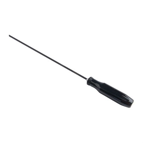 Bore Tech V-Stix offers a durable, chemical-resistant cleaning rod with an ergonomic handle, caliber-specific design, and barrel-safe brass ferrules at an affordable price.