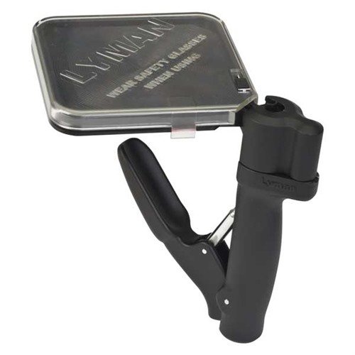 Lyman E-ZEE Prime Hand Priming Tool offers ergonomic design, two trays for large/small primers, and reliable seating with minimal spillage for reloaders.