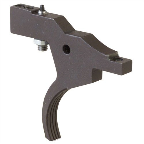 SAVAGE "E-Z" PULL TRIGGER offers adjustable pull weight, sear engagement, and overtravel for a clean let-off, ensuring reliable operation in your rifle or pistol.