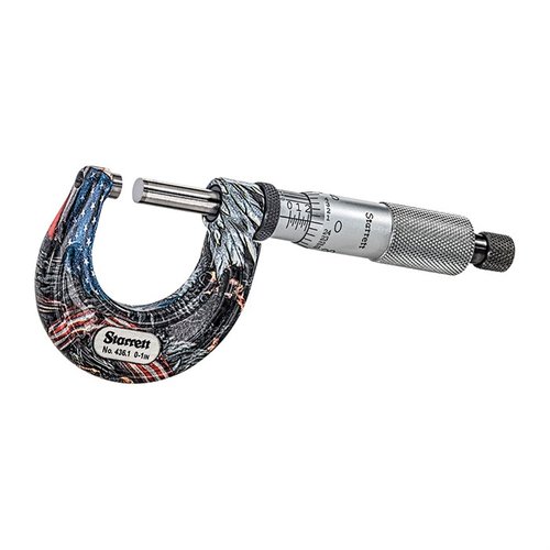 Starrett American Pride Outside Micrometers offer precise 0.0001" measurements, durable construction, clear markings, and smooth operation for gunsmiths.