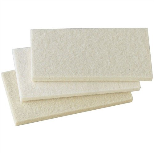 SHEET FELT PADS from Spartan Felt Company offer three densities for versatile polishing on wood or metal: soft for tight curves, medium for gradual, and hard for flat surfaces.