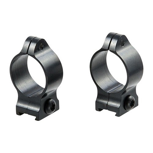 Talley FIXED SCOPE RINGS feature low-profile Torx® screws for secure, permanent mounting. Available in 1" medium size, steel or stainless steel finishes.