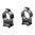 TALLEY 1" LOW (0.35") 16MM CZ RINGS, BLACK
